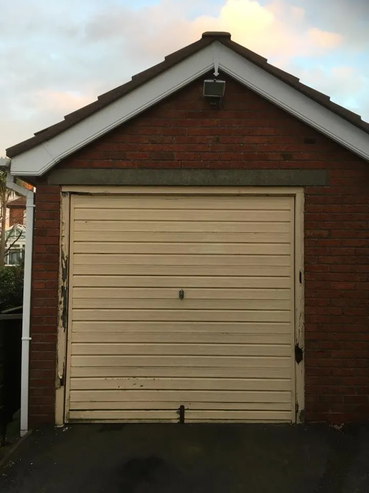 White Garage Before In Comber, Belfast & North Down