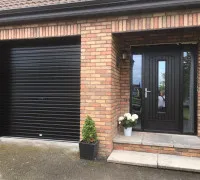 Black garage door In Comber, Belfast & North Down