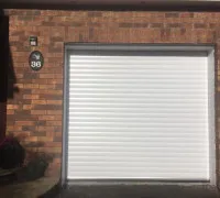 White garage door In Comber, Belfast & North Down