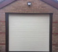 White garage door In Comber, Belfast & North Down