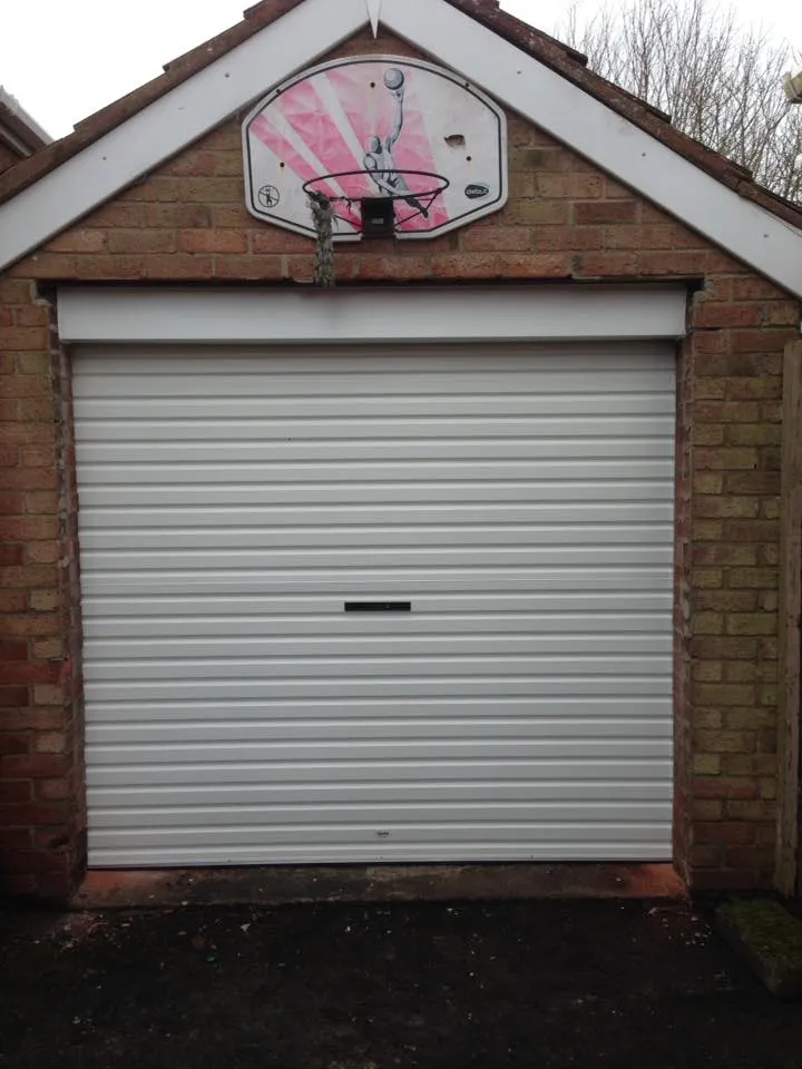 White Garage Door After In Comber, Belfast & North Down