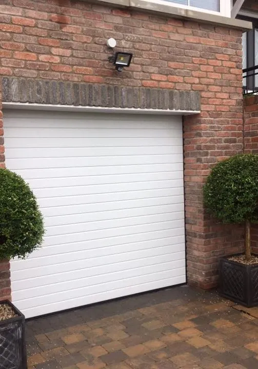 White garage door In Comber, Belfast & North Down